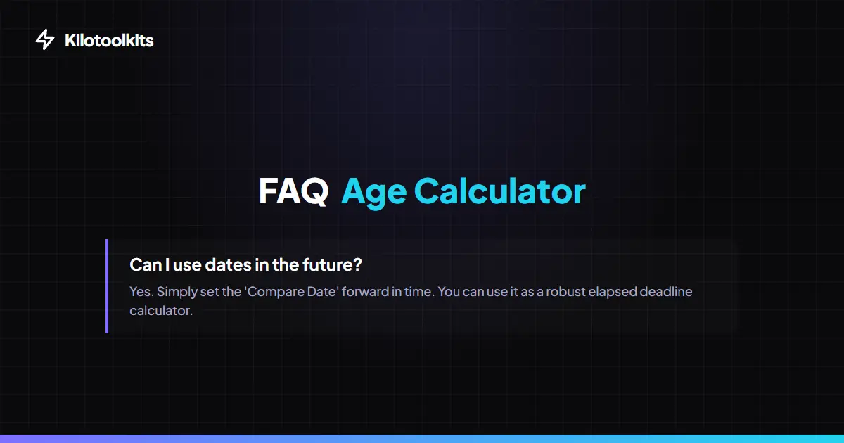 Frequently Asked Questions about Age Calculator - Age Calculator