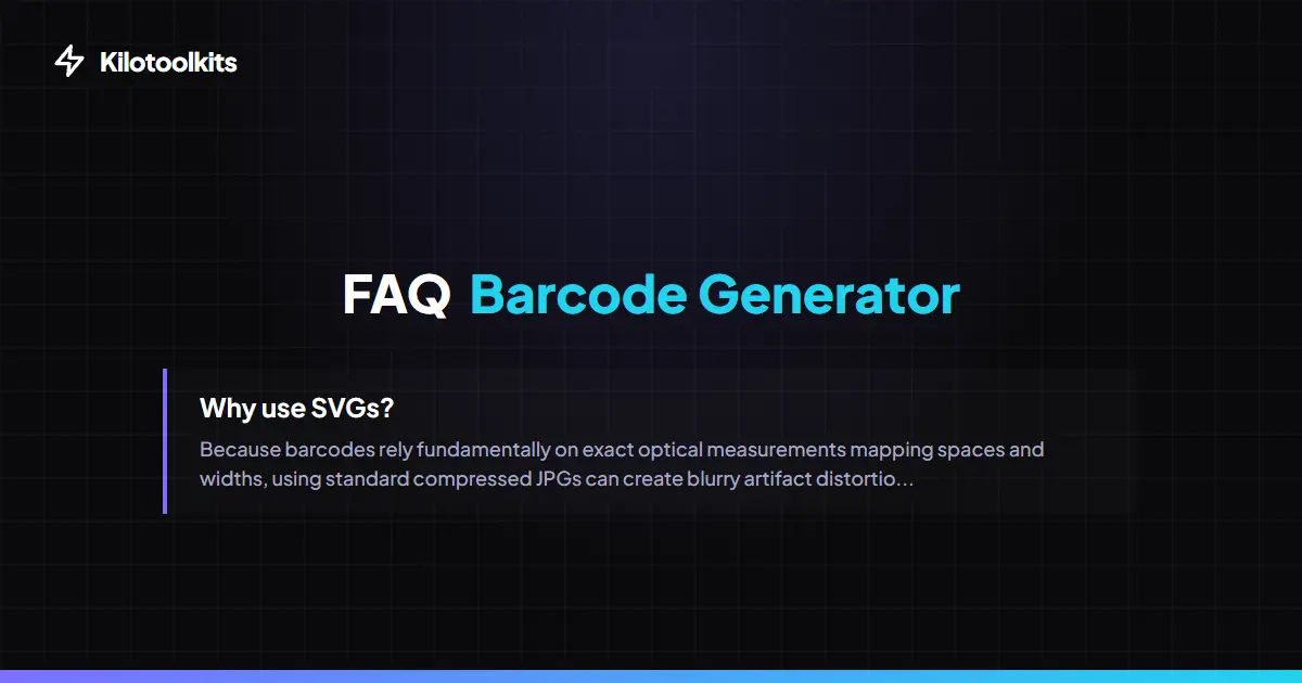 Frequently Asked Questions about Free 1D Barcode Generator - Free 1D Barcode Generator