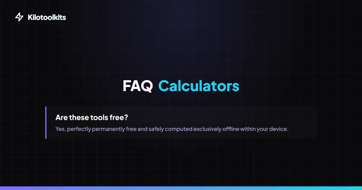 Smart Online Calculators - Frequently Asked Questions about Calculators