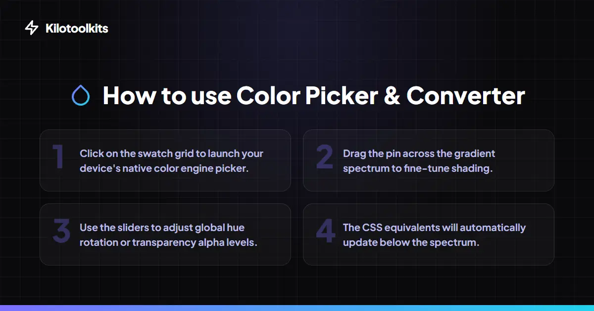How to Use the Color Picker & Converter - Color Picker & Converter