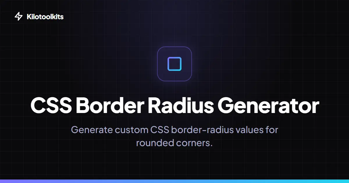 Interface and Features - CSS Border Radius Generator