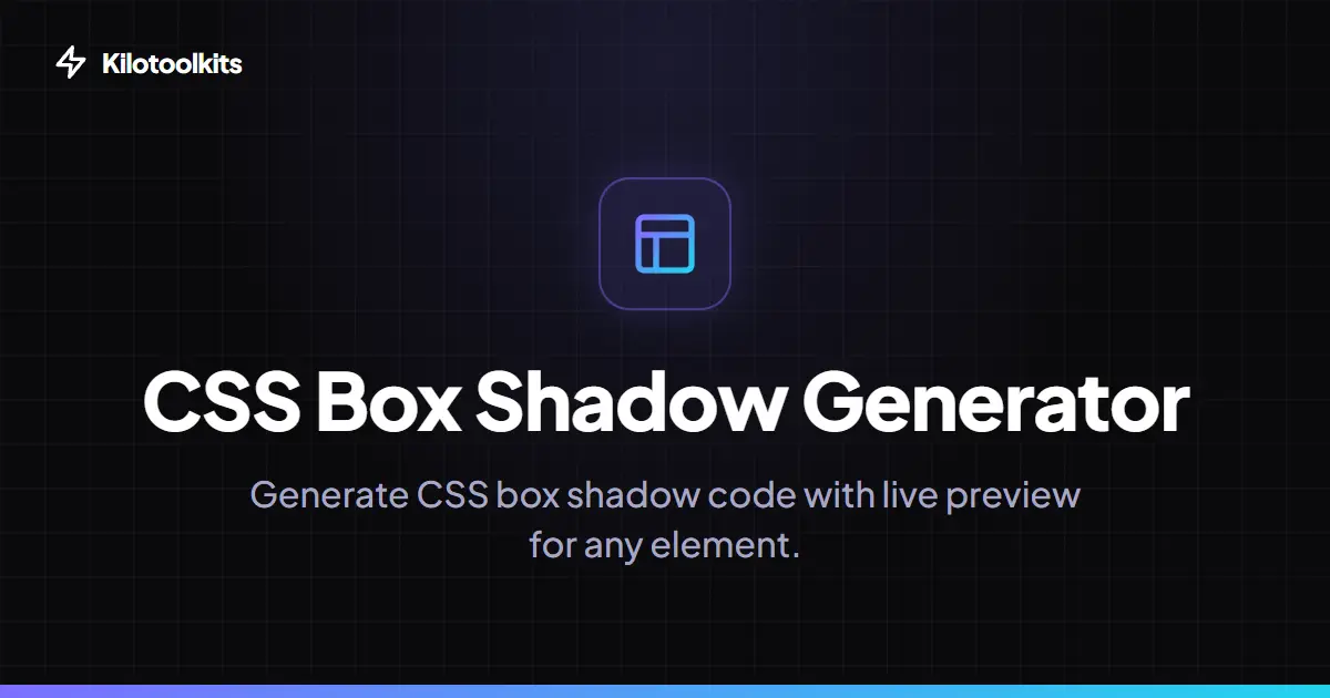 Interface and Features - CSS Box Shadow Generator