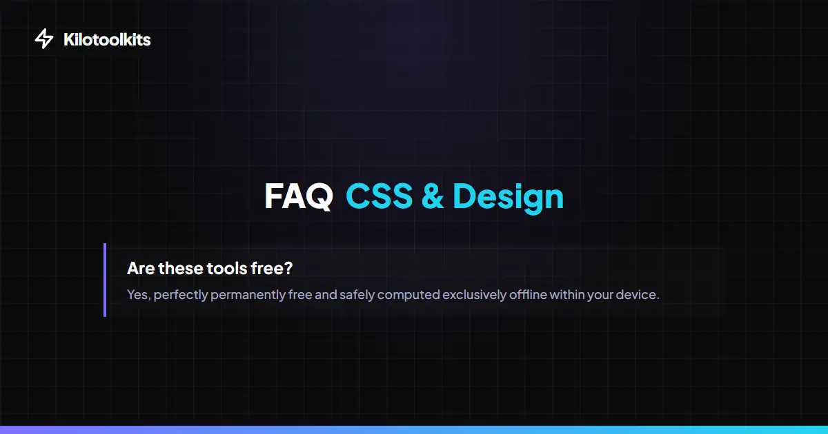 CSS and UI Design Tools - Frequently Asked Questions about CSS & Design