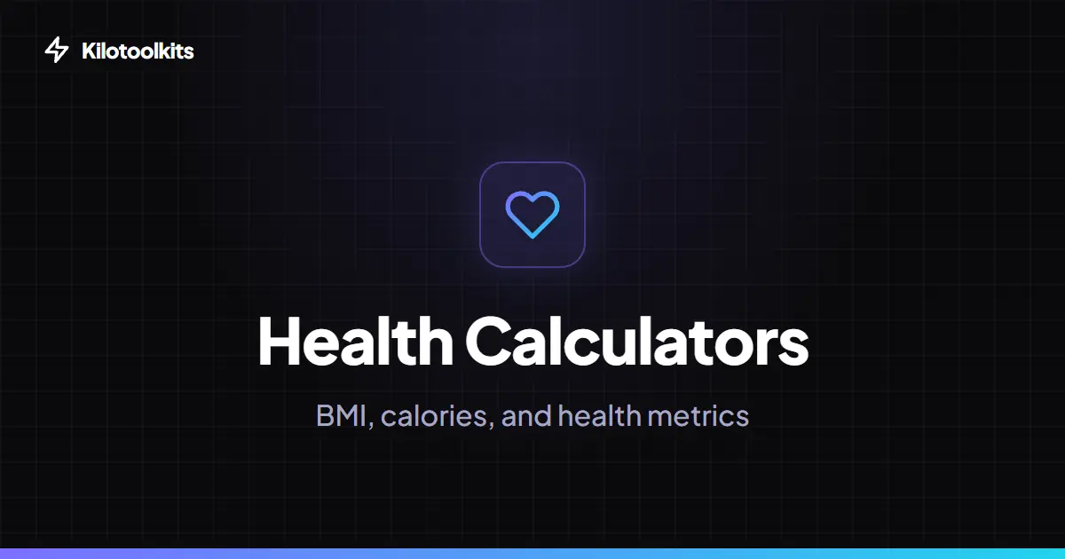 Health and Fitness Calculators - Featured Resources