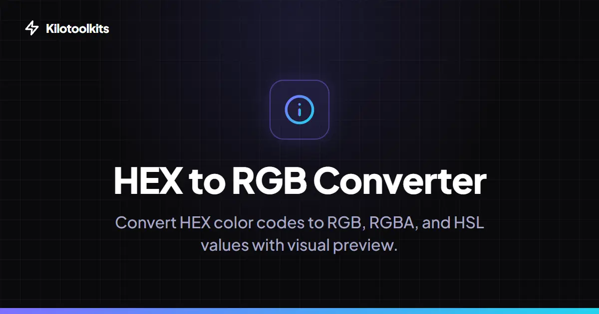 Interface and Features - HEX to RGB Converter