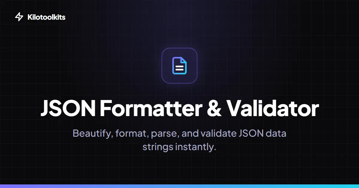 Interface and Features - JSON Formatter & Validator