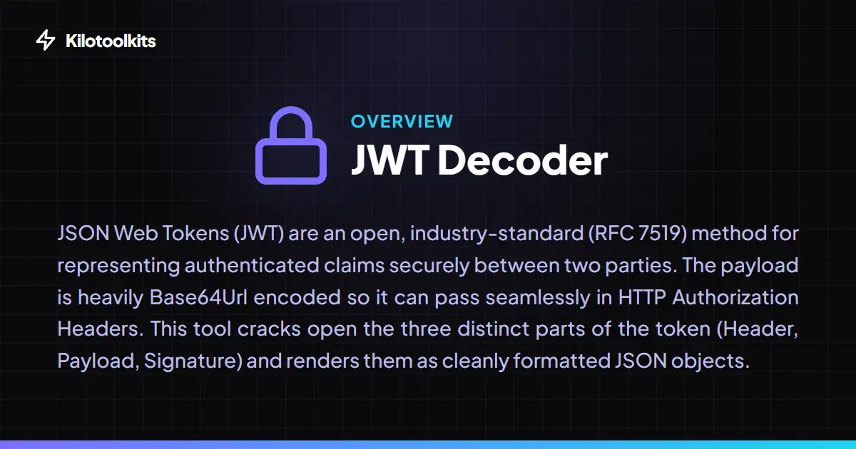 What is the JWT Decoder? - JWT Decoder
