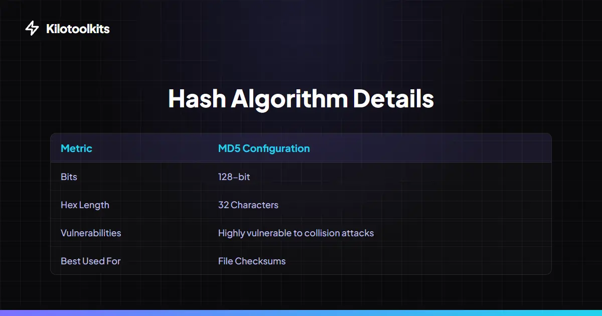 MD5 vs. Secure Hashing - MD5 Hash Generator