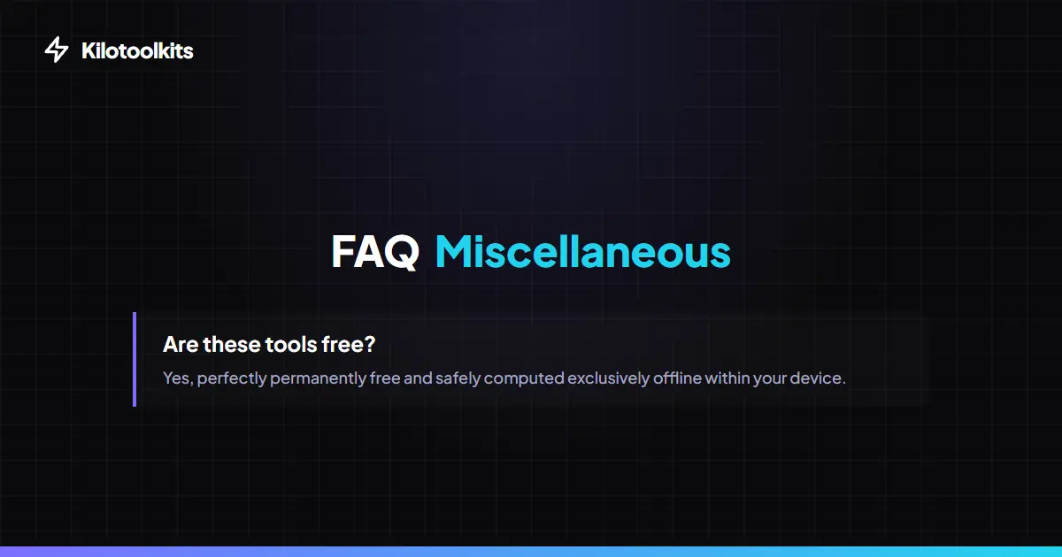 Miscellaneous Utility Tools - Frequently Asked Questions about Miscellaneous