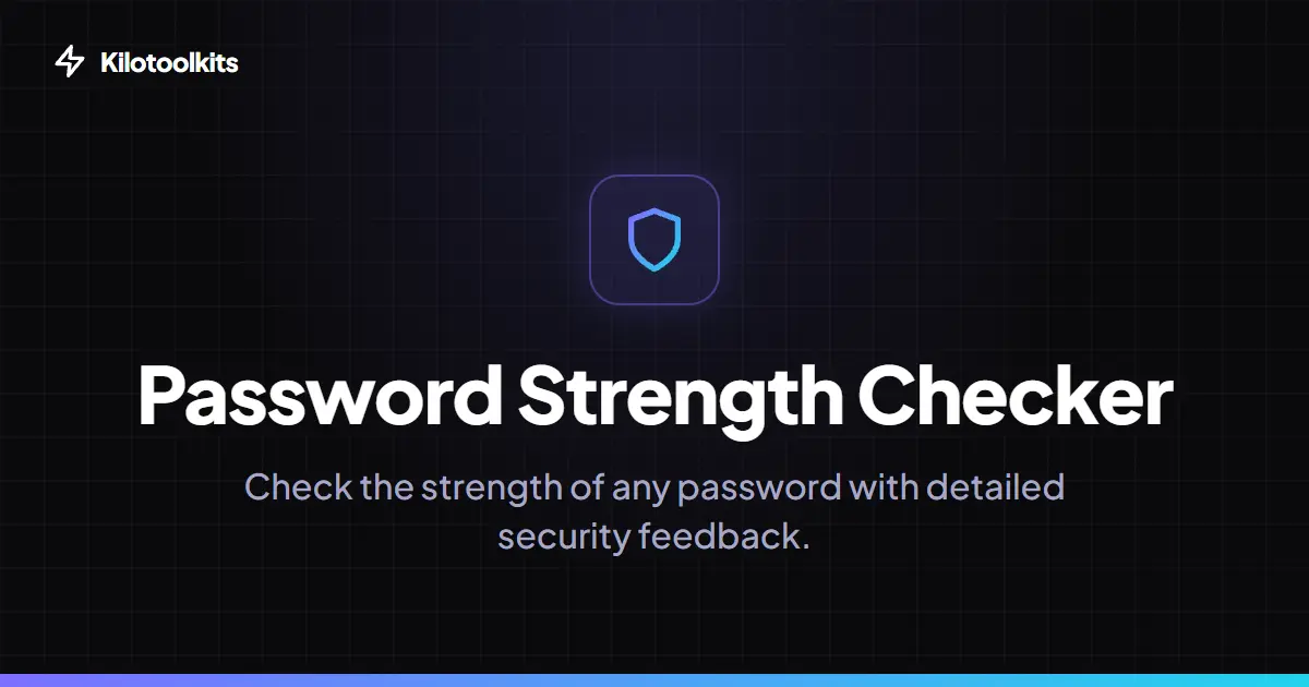 Interface and Features - Password Strength Checker