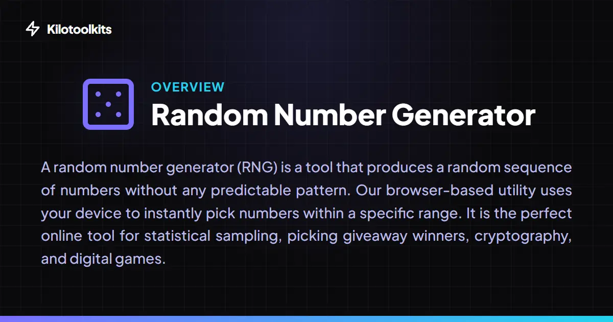 What is the Random Number Generator? - Random Number Generator
