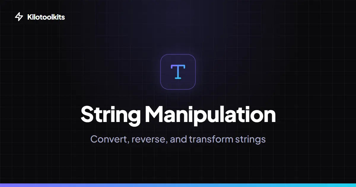 String Manipulation Tools - Featured Resources