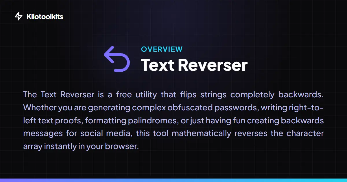 What is the Text Reverser? - Text Reverser 