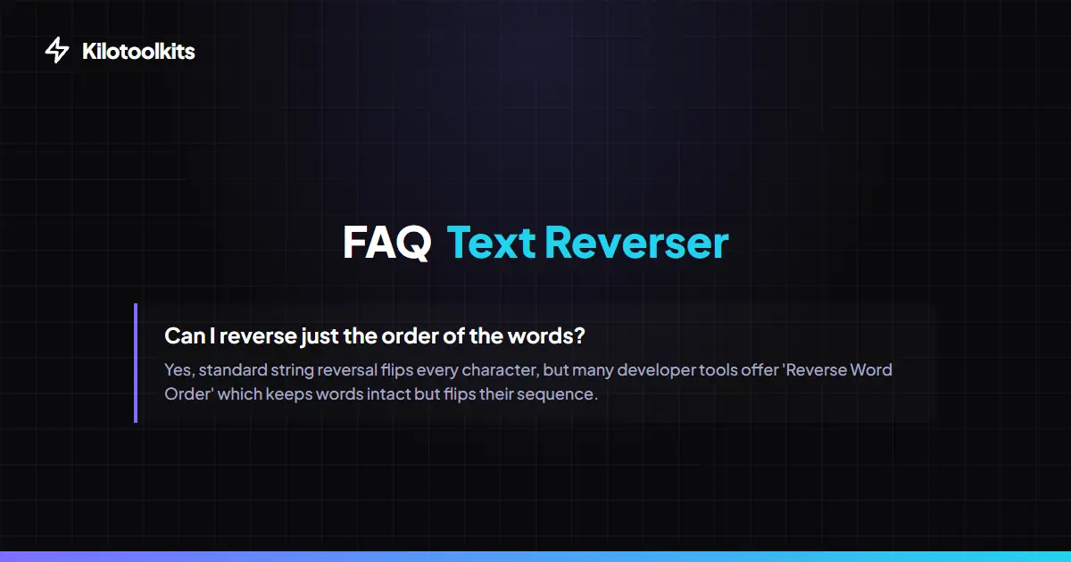 Frequently Asked Questions about Text Reverser  - Text Reverser 